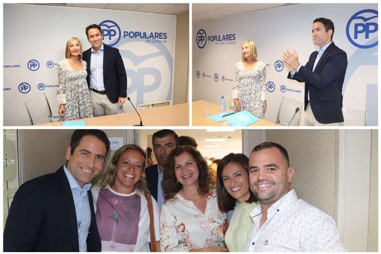 Una representación del PP estuvo en la reunión del máximo órgano del PP canario entre congresos (Foto TA)